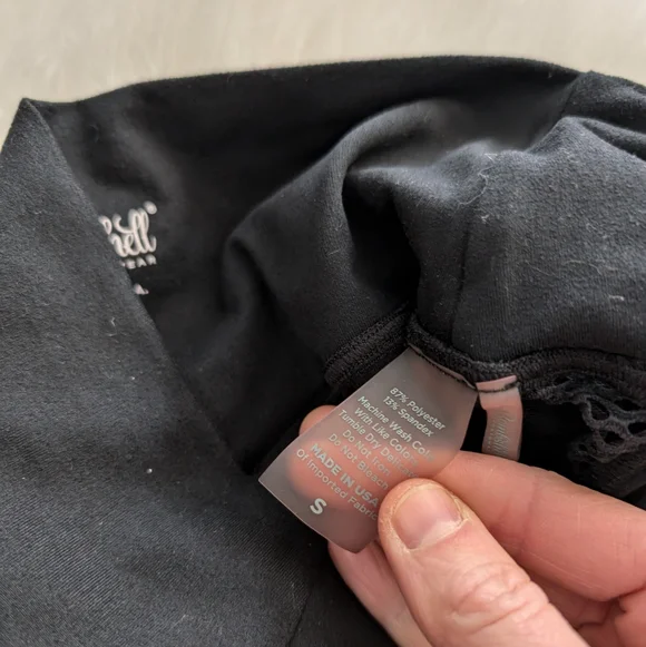 Bundle! Bombshell Sportswear Mohawk Leggings Bra Mesh Athletic Black XS S Small - Picture 8 of 10